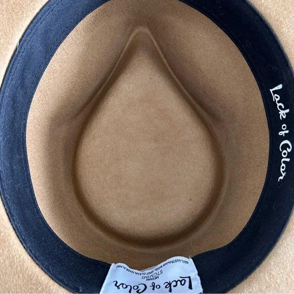 Lack of Color Wide Brim Women’s Australian Wool Hat 57cm Medium Boho Clean Girl - Picture 11 of 11